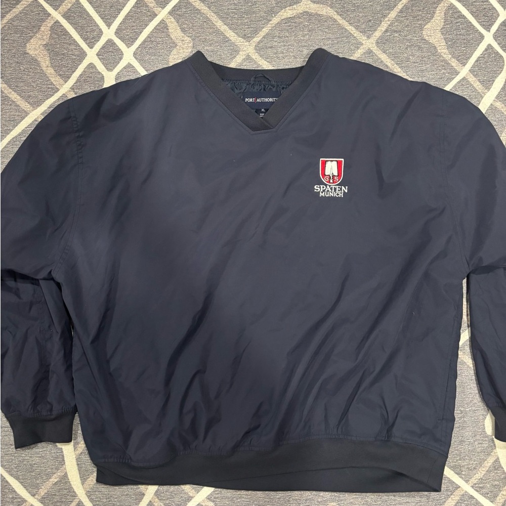 Port Authority Black V-Neck Pullover